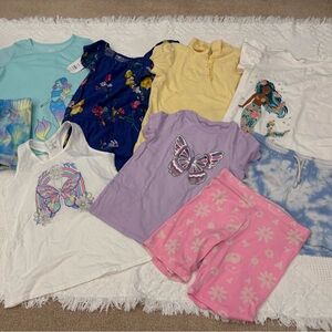 Girl’s Clothes Lot Spring Summer Bundle Set Kids Size 10-12 ( Large)